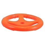 ibasenice Zum Autofahren Kinderspielzeug Lenkradspielzeug Für Kleinkinder Lenkrad-babyspielzeug Auto Lenkrad Mädchenautos Kinderautozubehör Kinderlenkrad Plastik Orange