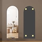 NEONMAN Bruchsicherer Spiegel Unzerbrechlicher Spiegel Acryl-wandspiegel zum Aufkleben Hochauflösend Unzerbrechlich Sicher Abgerundete Ecken Leicht zu Reinigen, Geeignet für Wohnzimmer(40X120CM)