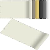 Sonnensegel inkl Befestigungsseile 165 x 245 cm Sonnenschutz Schattenspender Polyester Wasserabweisend mit Kostenlosem Seil für Terrasse, Outdoor-Aktivitäten, cremefarben