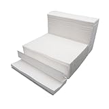 BIUDECO 400 Blatt Verdickte Papierhandtücher aus Naturzellstoff Saugfähige Reißfeste Küchen und Badezimmerrolle für Zuhause und Gewerbe Hautfreundlich Langlebig