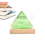 Desktop Storm Glass - Wettervorhersage in | Crystal USB Prediktor, Pyramide Wettervorhersage (Heimgebrauch, Geschenke für Papa und Mütter, Bürodisplay, Deko