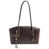 HICARRY Handtasche Damen Kunstleder Vintage Schultertasche Klein Tote Bag Elegant Henkeltaschen Shopper Bag Handbags for Women Tragetasche für Arbeit Reisen