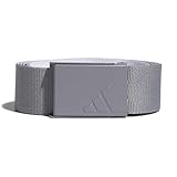adidas Herren REVERSIBLE WEBBING BELT, Grey Three/White, One Size