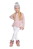 hi!mom Mädchen Kinder Winterleggings aus Baumwolle Winter Warme Leggings in voller Länge Kinderhose Thermisches Material Kinder-Leggings Thermo atmungsaktive Kinder Leggings, Größe 1-13 Jahre