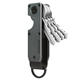 ROSSM Schlüssel-Organizer | Kompakter Schlüsselhalter aus Metall | Minimalistischer innovativer Schlüsselanhänger | Mini-Schlüsseletui, das bis zu 6 Schlüssel schützt