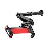 Verstellbarer Auto-Rücksitz-Tablet-Halter mit 360-Grad-Drehung, ausziehbare Halterung für Smartphones und Tablets, Kopfstützenmontage