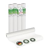 Veluxis® Premium Glattvlies als Untertapete & für Malerarbeiten – überstreichbar, rissüberbrückend, formstabil – Vlies Tapete, Wandvlies in Premium-Qualität (4er-Set Weiß, 25,00 m x 0,75 m - 150g/m²)