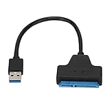 Beufee SATAs-zu-USB-Kabel, USB3.0-zu-SATAs-Adapter Unterstützt UASP USB3.0 SATAIII-Festplattenadapter Für 2,5-Zoll-3,5-Zoll-SATAs-Schnittstellen-Festplatten