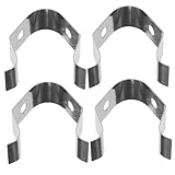 Sosoport 4 Stück Thermometer Clip Temperaturfühler Halter für Töpfe Grillzubehör zum Sicheren Fixieren von Thermometern Beim und Grillen Hitzebeständig und Langlebig