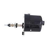 12V Scheibenwischermotor, Wischermotor Traktor DC 12V Scheibenwischermotor aus Metall 105° Wischfeld Universelles Zubehör für Traktoren