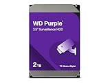WD Purple interne Festplatte 2 TB (3,5 Zoll, Festplatte für Überwachungssysteme, 180 TB/Jahr Workload, SATA 6 Gbit/s, für Dauerbetrieb) purple (Generalüberholt)