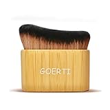 Self Tan Brush GOERTI Tanning Brush for Self Tan - Large Kabuki Brush for Body, Body Makeup Brush for Flawless Leg Makeup, Powder Foundation Brush Makeup Brush for Blending Liquid Foundation Bronze