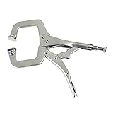 TARSHYRY 175-mm-Hochleistungs-Gripzange mit Festem Griff für Holzbearbeitungs- und Heimwerkerprojekte, 40-mm-Backenöffnung, Verstellbares Handwerkzeug für Sicheres Klemmen (Klemmwerkzeug 175)