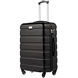 COOLIFE Hartschalen-Koffer Trolley Rollkoffer Reisekoffer ardschale Boardcase Handgepäck mit TSA-Schloss und 4 Rollen