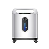 ALLNIS Sauerstoffkonzentrator, 1-8 Liter/Minute, einstellbare Konzentration 90% ± 3%, tragbarer Tragegriff für den einfachen Einsatz zu Hause, auf Reisen (Universalräder, Anleitung in Deutsch)