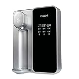 BEM Unicora Wasserfilter Osmoseanlage Umkehrosmose Trinkwasser Wasseraufbereiter mit UV, Direktanschluss, Heißwasserspender 6 Temperaturstufen, TDS Monitor, Kalkfrei, Wasserfilteranlage für Küche Büro