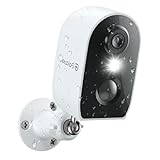 GALAYOU 2K Überwachungskamera Aussen Akku - WLAN Kamera Überwachung Aussen akku, Aussenkamera WLAN Kabellos Akku mit PIR Bewegungserkennung, 2-Wege Audio, Farbnachtsicht, IP65 R2