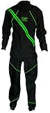 Dry Fashion Unisex Trockenanzug Regatta Segelanzug Dry Suit, Farbe:schwarz/neongrün, Größe:L