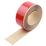 GOUZIBHD Boden-Übergangsstreifen,Teppichschwellenübergang,Flache Trennleiste,Selbstklebend Übergangsleiste,Bodenprofil für Haus/Tür/Boden(Size:2m/6.56ft)