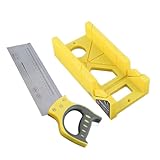 Handsäge mit Gehrung, Gehrungssäge, Winkelschneidewerkzeug, Holzsäge mit komfortablem Griff, Werkzeuge für die Holzbearbeitung, für