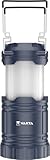 VARTA LED Lantern L10 (flexibel einstellbare Helligkeit, Griffe, integrierter Haken und Magnete) blau für Outdoor, Camping, Abenteuer, DIY, Alltag