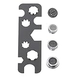 Wasserhahnwerkzeug - Entfernung aus Edelstahl, Badewaschbeckenzubehör | Starkes Werkzeug zur Instandhaltung von Haushaltswartung für Klempner, Facility Manager, Dusche und Badezimmerwasch