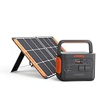 Jackery Solargenerator 1000 PRO 100W, 1002 Wh Powerstation mit1* 100 W Solarmodulen, AC-Schnellladung in 1,8 Std., Dual PD 100W Ports, zweiseitige Sonnenlichtabsorption, für Camping und Stromausfälle