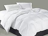 HitlineUK Kingsize-Bettdecke, 13,5 Tog, Gänsefedern und -daunen, King-Size-Bettdecke, dick und warm, weich, klassisches Weiß, perfekt für gemütliche Winternächte