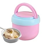 Isolierschalen Für Heiße Speisen,Mikrowellengeeigneter Auslaufsicherer Becher Mit Löffel,Thermische Lunch-Schüssel Als Lebensmittelbehälter - Für Reisen Tägliches Pendeln Camping Schule Homeoffice