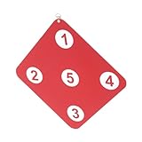 Kisangel Fechtziel Wandmontage Robustes Gummi trainingsgerät Kleines Übungsziel mit Aufhängung Sicheres Fechten Trainingszubehör für Indoor und Outdoor Anwendungen