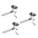 Alipis 3St Gemüsereibe Koriander Petersilie Handschleifer Werkzeug Metall stainless steel Gemüseschneider inoxlm Fleischwolf Küchengeräte Tomate Zerhacker Cutter Presse rotieren Knoblauch