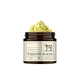 Beef Tallow Creme Bio Gesicht, Rindertalg Creme, Rindertalg Honig Balsam für Trockene Haut, Bodycreme, Feuchtigkeitscreme für Gesicht und Körper, 60g (1Pc, 60g)