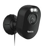 Reolink Lumus-2K 4MP Überwachungskamera mit Spotlights, 2,4/5GHz Dualband WLAN, Plug-in, smarte Person/Fahrzeug/Tiererkennung, Sofortwarnungen, Echtzeit-Gespräch, Schwarz