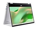 Acer Chromebook Spin 314 (CP314-1HN-C02L) Laptop | 14' FHD Touch-Display | Intel Celeron N4500 | 4 GB RAM | 64 GB eMMC | Intel UHD Graphics | Google ChromeOS | Silber