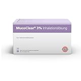 PARI MucoClear 3% NaCl Inhalationslösung - Hypertone Kochsalzlösung zum Inhalieren - 60 Ampullen je 4 ml