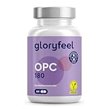 OPC Traubenkernextrakt Kapseln - 1052mg Extrakt PLUS Vitamin C pro Tagesdosis - Original französische Weintrauben - 180 vegane Tabletten - Unabhängig laborgeprüft