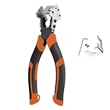 90° V-förmiger Gehrungsschere, Gummistreifen Scheren Winkelschere Ternärer Gehrungsschneider mit Rutschfestem Griff, Gehrungsschere Schneidwerkzeug für Drahtkabel Rohr Kunststoff Rohr Streifen