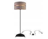 Stehlampe Wohnzimmer Gold Stehleuchte Standleuchte Design Modern E27 Fassung Leselampe Max. 60W Wohnzimmerlampe Bettlampe TAD40-P