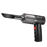 LRFVADW Staubsauger Staubsauger 150 W Tragbarer, leistungsstarker Nass- und Trockensauger, intelligenter kabelloser Mini-Staubsauger für zu Hause