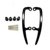 SQWDWEGF Hinterradgepäckträger 2023 Für Z650 Für Ninja650 Motorrad-Hinterhaltegriff Beifahrer-Rücksitzschienen-Haltegriff-Kit Passend Für Kawasaki Z 650 17-22 Gepäckträger Hinten(Schwarz)
