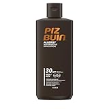 Piz Buin Allergy Sun Sensitive Skin Lotion LSF 30, schnell einziehende Allergiker Sonnencreme mit Schutzkomplex gegen Hautirritationen (1 x 200 ml)