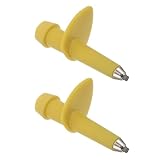 JOINPAYA Trekkingstockspitzen aus Wolframstahl 12cm Gelbe Ersatzspitzen für Wanderstöcke Universelles Reparaturzubehör für Outdoor und Wandern