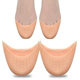 AFCJLTO 1 Paare Zehenschutz Silikon, Soft Ballett Spitzenschoner, Zehenschutz Ballett, Soft Gel Zehenkappen Zehenschoner Ballett Spitzenschoner Metatarsal Pads Schutz Für Spitzenschuhe Ballettschuhe