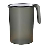 Krug aus Kunststoff mit Deckel für Kühlschrank, 2 l