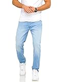 JACK & JONES Herren Jeans Mike ARIS Comfort Fit Denim Herrenhose (32W / 32L, Light Blue Denim)