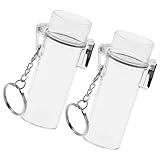 IWOWHERO 2 Stück Pack Reisefeuerzeughüllen aus Kunststoff mit Schlüsselanhänger Leichte Schutzhüllen für Zigarettenfeuerzeuge Outdoor Schutzhülle für Wandern und Reisen