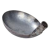 Levemolo Robuste Eisenschöpfkelle Lang mit Extra Dickem Löffel Vielseitige Wasserschöpfkelle für Küche und Garten Langlebiger Wasserbehälter Kelle für Haushalt und Bewässerung