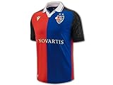 Macron FC Basel Heimtrikot 23 24 rot blau FCB Home Shirt Fan Jersey Schweiz, Größe:L