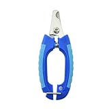 Qsvbeeqj Professioneller Haustierschneider mit runder Spitze für Hunde, Fellpflege-Werkzeug, Krallenschere für Zehen, Schere für Haustiere, Fellpflege