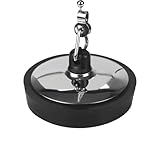 Universal Waschbeckenstöpsel und Abflussstopfen für Küchenspülen M. ROSENFELD HOME (Schwarz mit Metalldeckel)